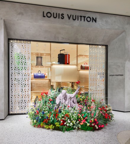 Louis Vuitton in Etalage Bijenkorf Rotterdam 3D, anaglyph s…