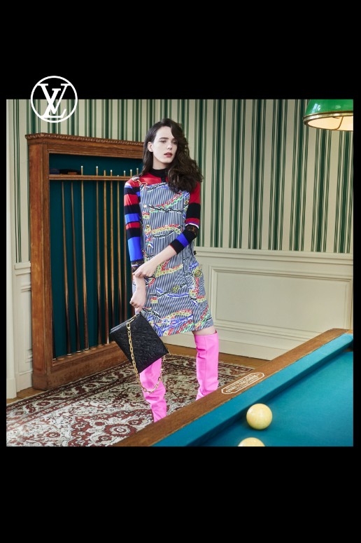 Nicolas Ghesquière turns the Louis Vuitton frow into his cast for pre-fall