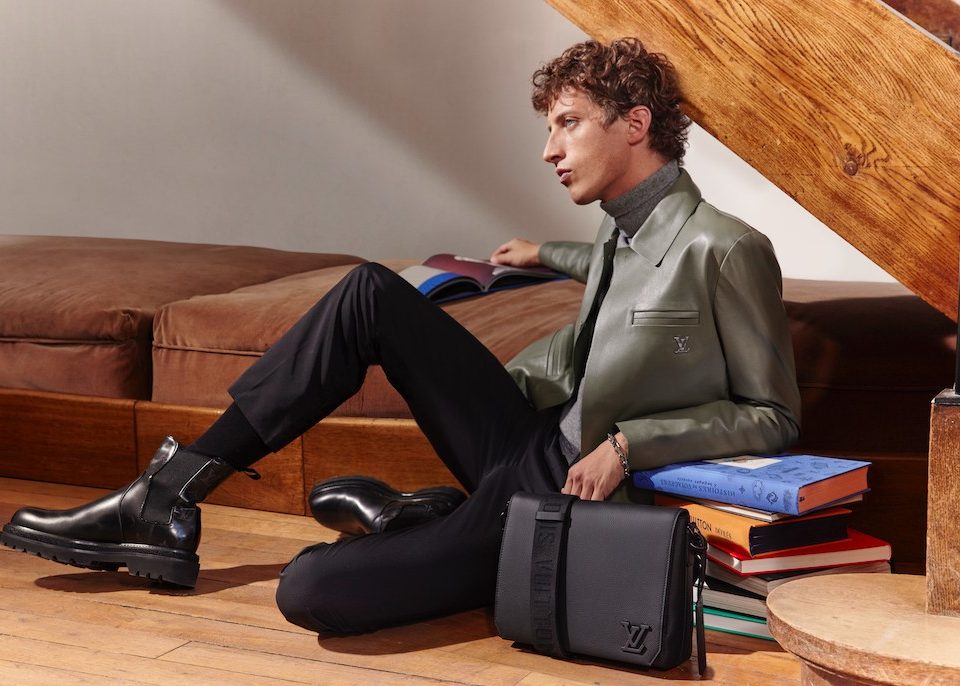 The Louis Vuitton man is on the move with Aerogram Collection
