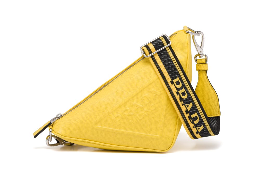 Redesigned, repurposed, redone the new Prada it-bag. THE TRIANGLE BAG -  Numéro Netherlands