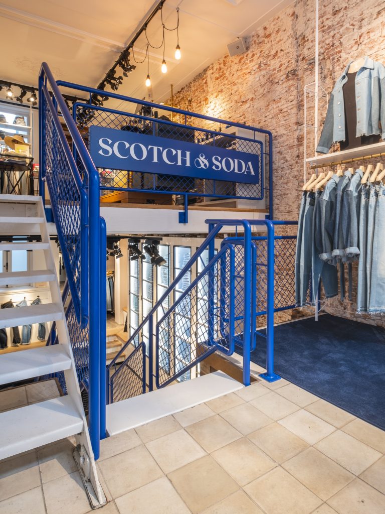 & SODA reveals the new look of its Amsterdam blue denim store Numéro Netherlands