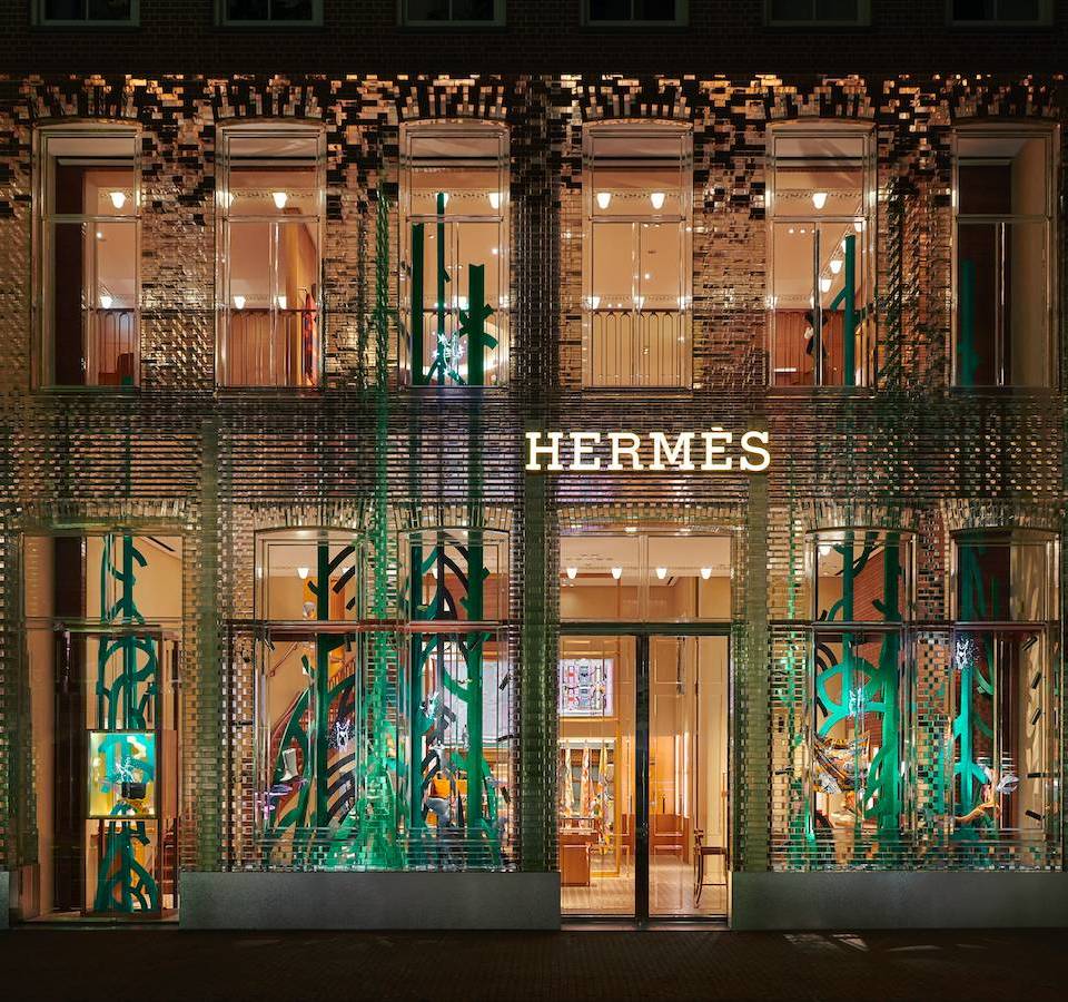 Hermes Storefront Window