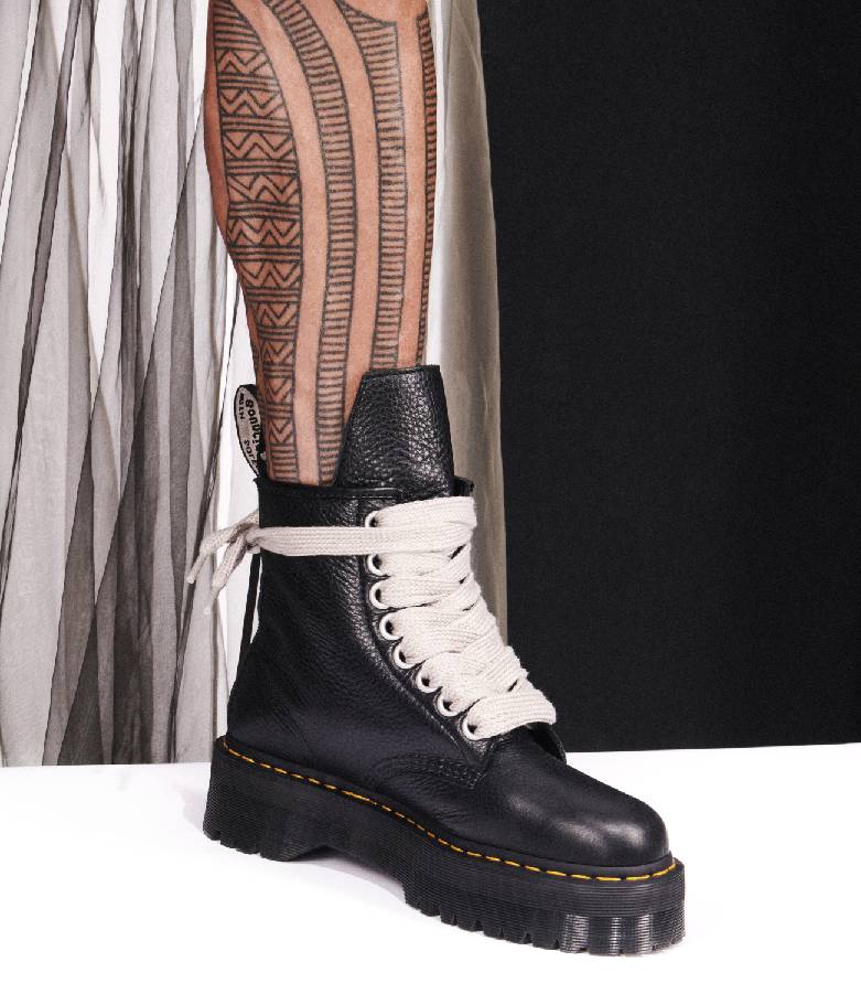 DR. MARTENS REUNITES WITH RICK OWENS TO RESHAPE ICONIC SILHOUETTES